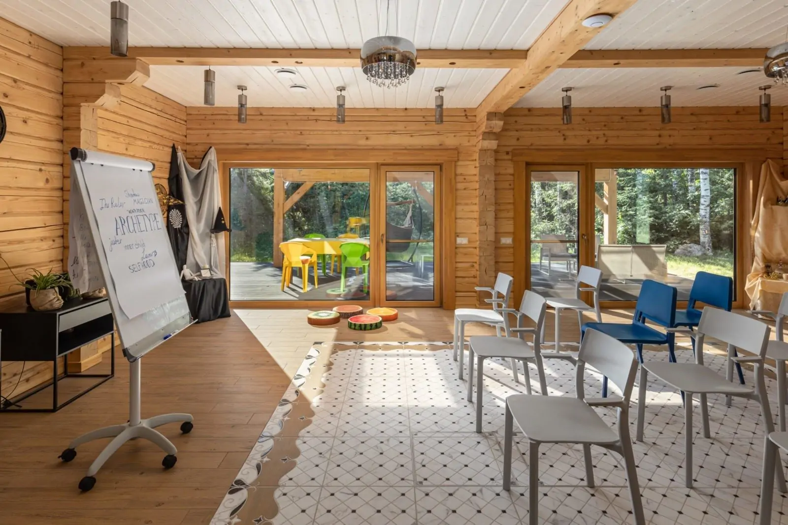 Interior of Narbuli Retreat House